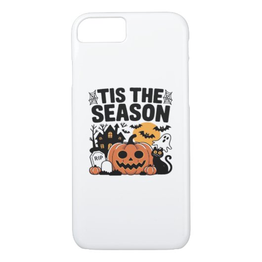 Das ist die Saison Pumpkin Halloween Fall Funny Ni Case-Mate iPhone Hülle (Rückseite)