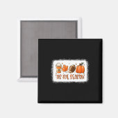 Das ist die Saison Pumpkin Leaf Latte Fall Footbal Magnet (Vorderseite/Rückseite)