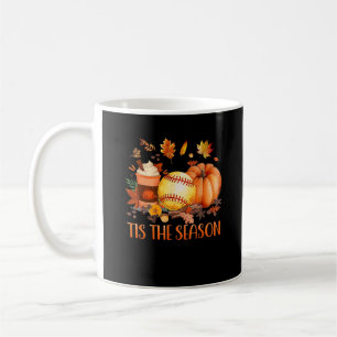 Das ist die Saison Pumpkin Leaf Latte Fall Softbal Kaffeetasse