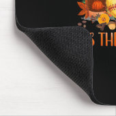 Das ist die Saison Pumpkin Leaf Latte Fall Softbal Mousepad (Ecke)