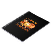 Das ist die Saison Pumpkin Leaf Latte Fall Softbal Notizblock (Linke Seite)
