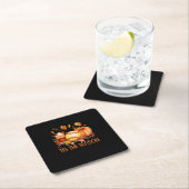 Das ist die Saison Pumpkin Leaf Latte Fall Softbal Rechteckiger Pappuntersetzer (Vor Ort)