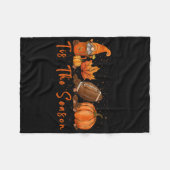 Das ist die Saison Pumpkin Leaf Latte Fall Thanksg Fleecedecke (Vorderseite (Horizontal))