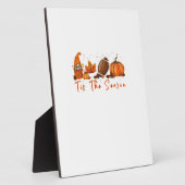 Das ist die Saison Pumpkin Leaf Latte Fall Thanksg Fotoplatte (Seite)