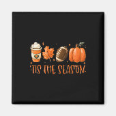 Das ist die Saison Pumpkin Leaf Latte Fall Thanksg Magnet (Vorne)