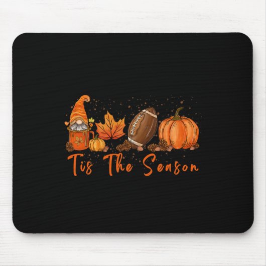 Das ist die Saison Pumpkin Leaf Latte Fall Thanksg Mousepad (Vorne)