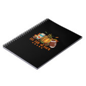 Das ist die Saison Pumpkin Leaf Latte Fall Thanksg Notizblock (Linke Seite)