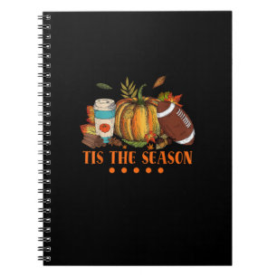 Das ist die Saison Pumpkin Leaf Latte Fall Thanksg Notizblock