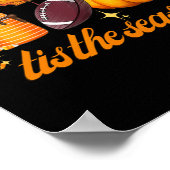 Das ist die Saison Pumpkin Leaf Latte Fall Thanksg Poster (Ecke)