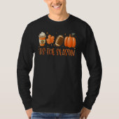 Das ist die Saison Pumpkin Leaf Latte Fall Thanksg T-Shirt (Vorderseite)