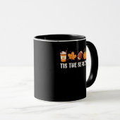 Das ist die Saison Pumpkin Leaf Latte Fall Thanksg Tasse (VorderseiteRechts)