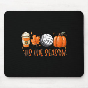 Das ist die Saison Pumpkin Leaf Latte Fall Volleyl Mousepad