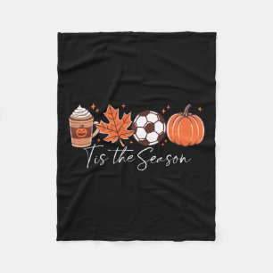 Das ist die Saison Soccer Pumpkin Gewürz-Herbstlau Fleecedecke