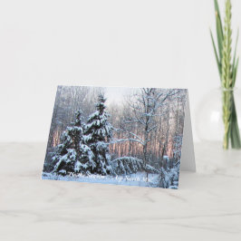 'Das ist die Saison Up North Mn! Frohe Weihnachten Dankeskarte