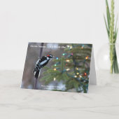 'Das ist die Saison Up North Mn! Frohe Weihnachten Dankeskarte (Vorderseite)