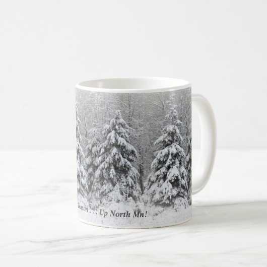 'Das ist die Saison Up North Mn! Kaffeetasse (VorderseiteRechts)