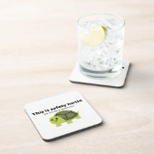 Das ist die Sicherheitsschildkröte Getränkeuntersetzer (Rechte Seite)