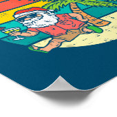 Das ist die Sonne am Strand Weihnachten im Sommer Poster (Ecke)