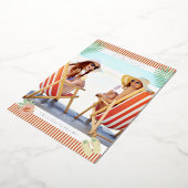 'Das ist die Sonne des tropischen Strandes Sommerf Folieneinladung (Gedreht)