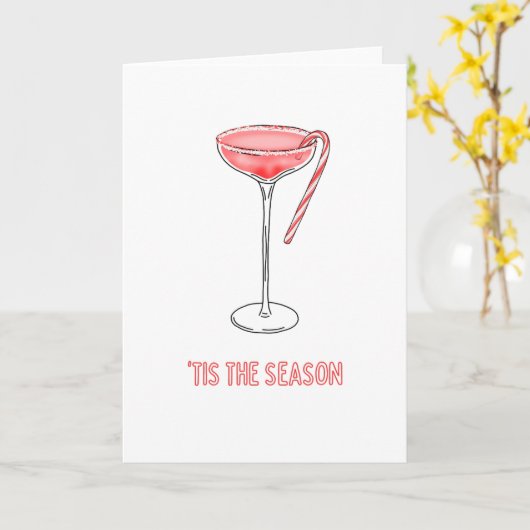 'Das ist die Weihnachtscreme Candy Cane Weihnachts Karte (Gelbe Blume)