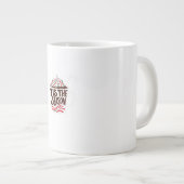 Das ist die Weihnachtszeit Peppermint Mocha Jumbo-Tasse (Vorderseite Rechts)