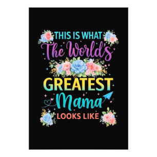 Das ist die Weltbeste Mama  Fotodruck