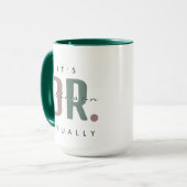 Das ist Dr. [Individuelle Name] Eigentlich riesige Tasse (Vorderseite Links)