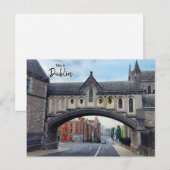 Das ist Dublin-Irland Postkarte (Vorne/Hinten)