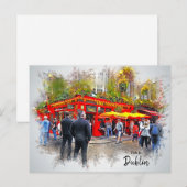 Das ist Dublin-Irland Postkarte (Vorne/Hinten)
