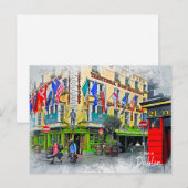 Das ist Dublin-Irland Postkarte (Vorne/Hinten)