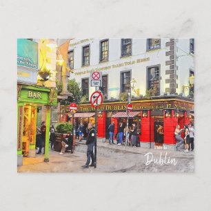 Das ist Dublin-Irland Postkarte