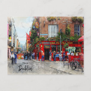 Das ist Dublin-Irland Postkarte