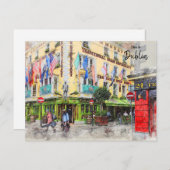 Das ist Dublin-Irland Postkarte (Vorne/Hinten)