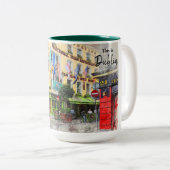 Das ist Dublin-Irland Zweifarbige Tasse (VorderseiteRechts)