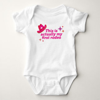 Das ist eigentlich mein erstes Rodeo Baby Strampler