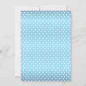 Das ist ein Baby | Niedlich Blue Baby Einladung (Rückseite)