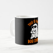Das ist ein bisschen Boo-Blatt cooler Geist lustig Kaffeetasse (Vorderseite Links)