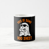 Das ist ein bisschen Boo-Blatt cooler Geist lustig Kaffeetasse (Mittel)