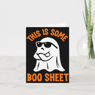 Das ist ein bisschen Boo-Blatt cooler Geist lustig Karte