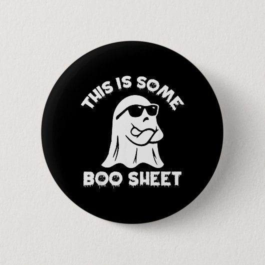 Das ist ein bisschen Boo-Blatt-Gespenst Lustiger R Button (Vorderseite)