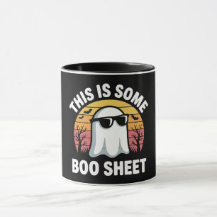 Das ist ein bisschen Boo-Blödsinn Retro-Geist-Wort Tasse