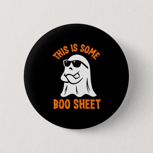 Das ist ein bisschen gruseliges Halloween cool lus Button (Vorderseite)