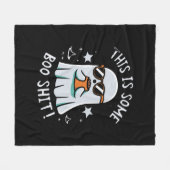 Das ist ein Boo-Blatt Fleecedecke (Vorderseite (Horizontal))