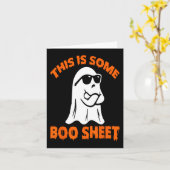 Das ist ein Boo-Blatt Halloween Ghost Funny für mi Karte (Gelbe Blume)