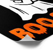 Das ist ein Boo-Blatt Halloween Ghost Funny für mi Poster (Ecke)