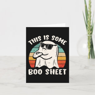 Das ist ein Boo-Blatt Halloween Ghost-Funny-Gesche Karte