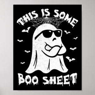 Das ist ein Boo-Blatt Halloween Ghost-Funny-Gesche Poster