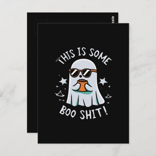 Das ist ein Boo-Blatt Postkarte (Vorne/Hinten)