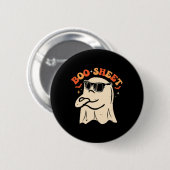 Das ist ein boo-Sheet Fun Halloween-Geist für Männ Button (Vorne & Hinten)