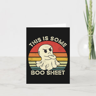 Das ist ein boo Sheet Funny Ghost Retro Halloween Karte